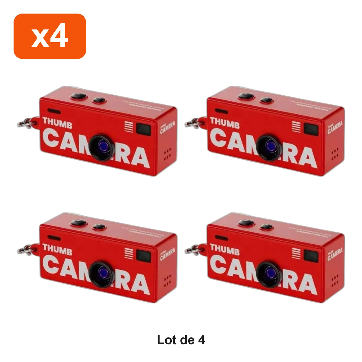 MiniCam Retro Zevlo™ - lot de 4
