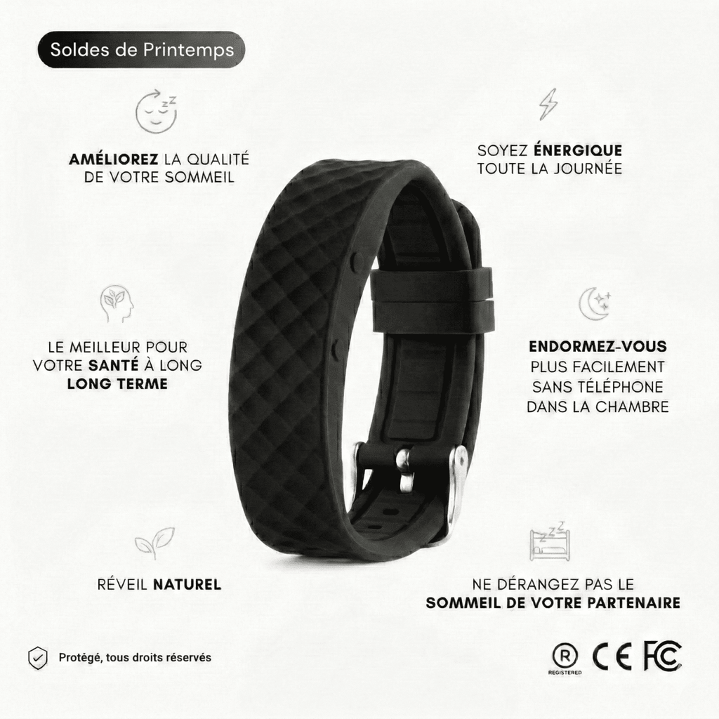 Zevlo Wake® - Bracelet Réveil Silencieux - Zevlo