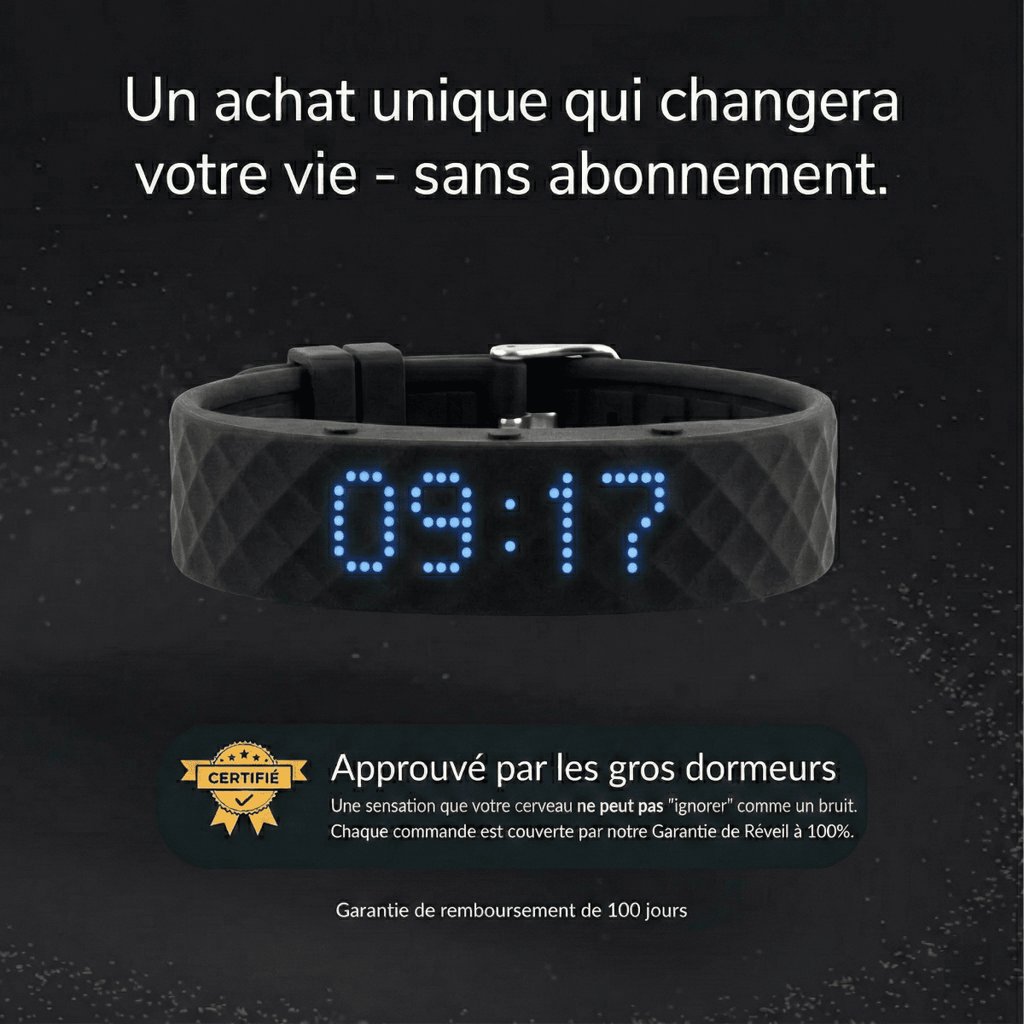 Zevlo Wake® - Bracelet Réveil Silencieux - Zevlo