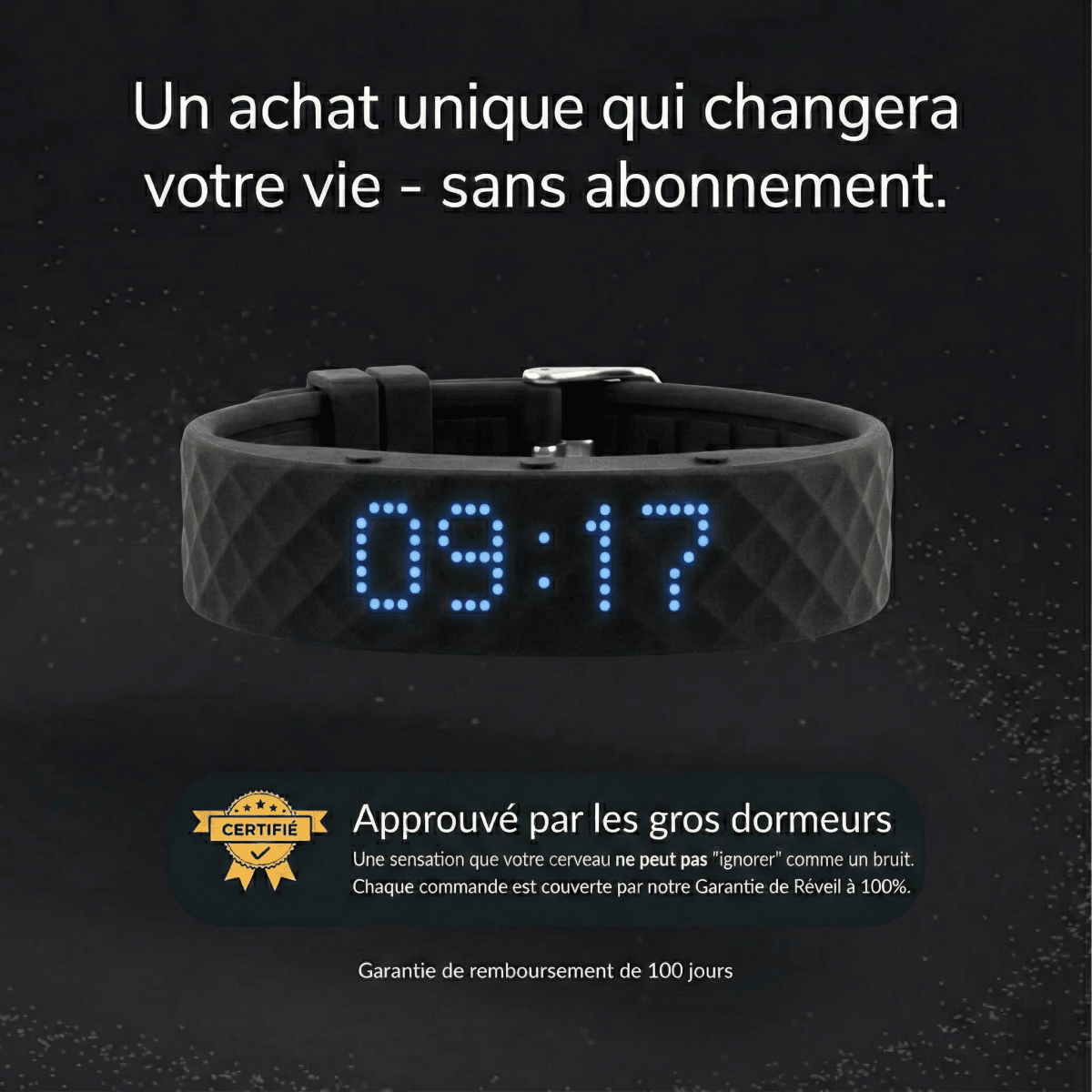 Zevlo Wake® - Bracelet Réveil Silencieux - Zevlo