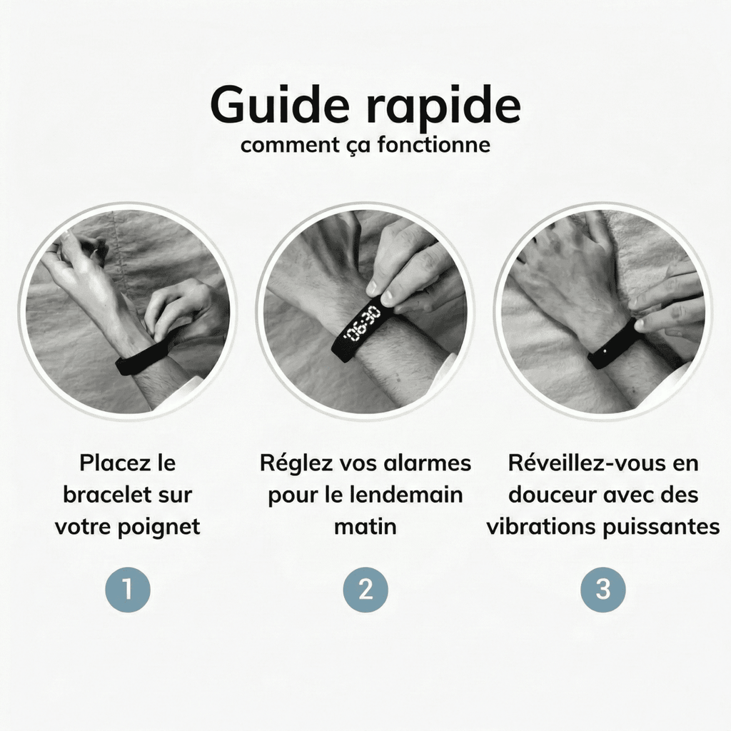 Zevlo Wake® - Bracelet Réveil Silencieux - Zevlo